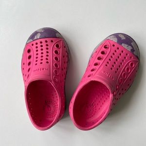 Native Shows Pink with Marbled Purple Bottom size C4